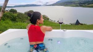 Cabañas en el Lago Calima