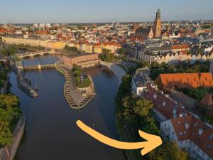 WroclawGuide Riverview Old Town Apartment - Gemütliche Wohnung mit Flussblick in bester Lage