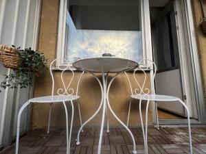 City apartment with balcony