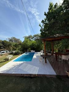 Cabaña frente al balneario diquecito solo familias