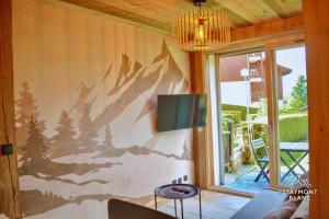 Nid douillet au pied du Tramway du MontBlanc à Saint-Gervais