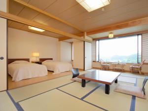 Japanese-Style Room with Tatami Area and Mountain View