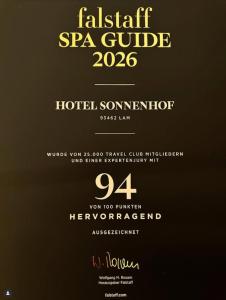 Sonnenhof Resort Bayerischer Wald