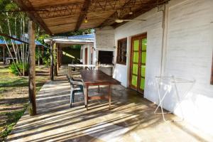 Atardecer Ituzaingó Cabaña frente al río