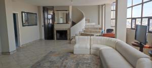 Penthouse 3 balcony fireplace panoramic view