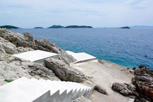 Seaside apartments with a swimming pool Prizba, Korcula - 10056