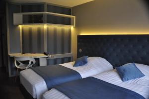 Hotels The Originals City, Hotel Les Caps, Saint-Brieuc Est : Chambre Lits Jumeaux Confort