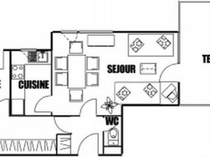 Ski aux pieds, 2 pièces rénové, 5 couchages, terrasse, parking, proche commerces et services - FR-1-572-145