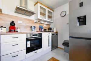 Split-Level City Stay with Balcony