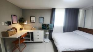 한강과 홍대 도보5분 감성숙소 엘베,주차완비