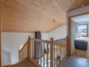 Duplex 3 chambres, cheminée, 7 pers, Morzine - FR-1-754-46