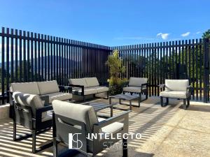 GO 22 - Studio com vista para a serra com piscina, prox PUC