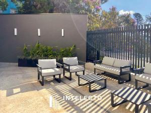 GO 22 - Studio com vista para a serra com piscina, prox PUC