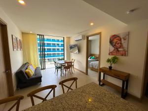 Apartamento Morros C07 with ocean views and direct beach access