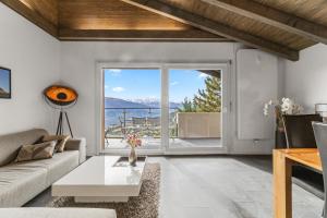 Crans-Montana 6 pers, grand appart rénové avec balcon, vue & parking