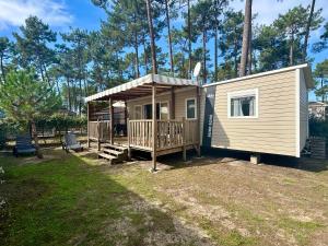 MH 279 BORA-BORA 6-8 personnes 3ch 1sdb tout confort dans camping 4 étoiles avec parc aquatique chauffé