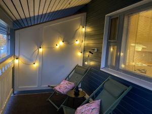 Valoisa saunallinen luhtitalokaksio Joupista