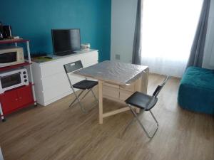 Studio bord de mer en résidence MERVILLE FRANCEVILLE PLAGE