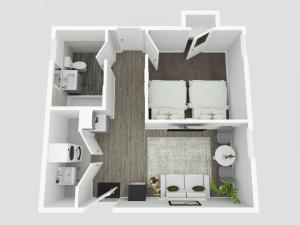 A Charming Modern Chic Basement Apartment