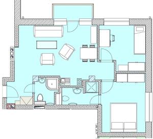 Superior Two-Bedroom Apartment room in Apartment Piknik