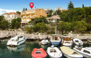 Stunning Apartment In Dramalj With House Sea View