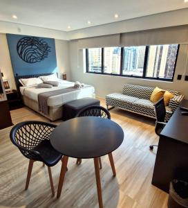 Moema Av Ibirapuera quarto moderno Hotel 4 estrelas