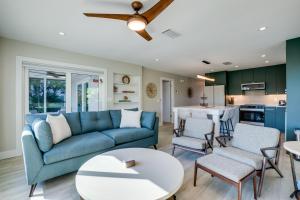 Canal Front Home with Large Boat Dock, 3 Min Walk to Beach