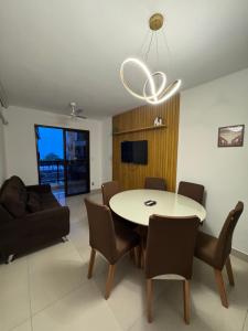 Ap 3 quartos praia grande vista pro mar área nobre