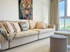 4 suítes com vista e churrasqueira na quadra mar