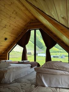 Wooden hut