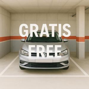Apartamento grande, 2 dormitorios, garaje gratis