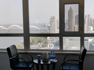 하얼빈 Central Street River View Apartment 게스트하우스 로비