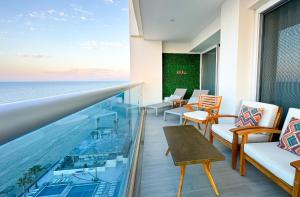 Stunning 2 bedroom Corner Beach Front Condominium Encantame C-1105