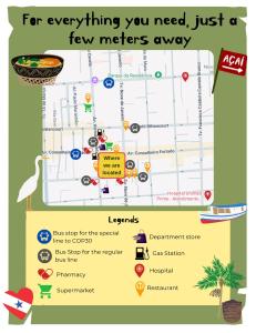 Casa com suítes privativas - Localização no centro, perto de serviços e pontos turísticos