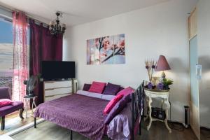 Studio vue mer, sur le port