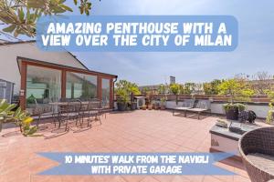 10' Navigli, Penthouse with Panoramic View Milan