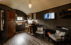 Shepherds Huts at Ballyness Farm