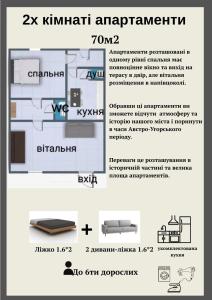 2х кім-й Loft на площі Філармонії by Willox