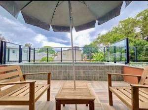 Apartamento Luxo com piscina privativa, um quarto, Mar de Campas #09