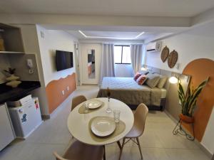 Flat Aconchego beira mar Cabo Branco - 606 entre o mar e a mata Atlantica