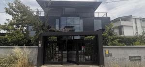 Black Box village with garden