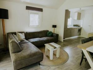 Comfortable forest lodge with open space