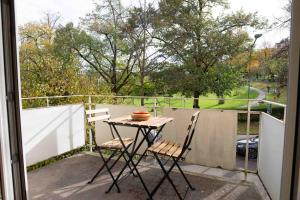 Peaceful Park Balcony Zurich City