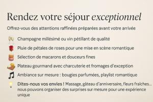 Suite de charme-Expérience unique et raffinée