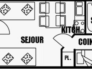 Studio pour 4 personnes proche pistes et commerces à Flaine Forêt - FR-1-687-105