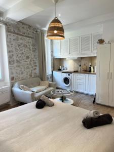 Le Robin Central Studio with AC & charm