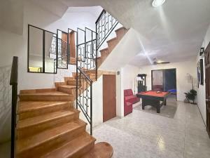 Alojamiento para 3 personas con alberca y billar