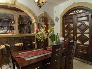 Modern holiday home in Stalos with balcony