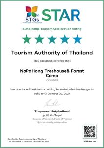 Napahong Treehouse นาป่าฮง Andromeda & Cassiopeia