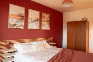 Duplex 6 personnes, vue panoramique sur lac